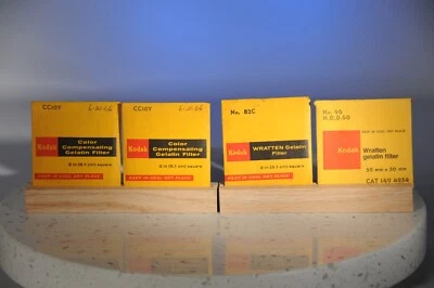 Kodak Wratten No. 96, 82C, CC10Y,CC10Y  50x50mm 2x2" Square NEW - Image 1 of 4
