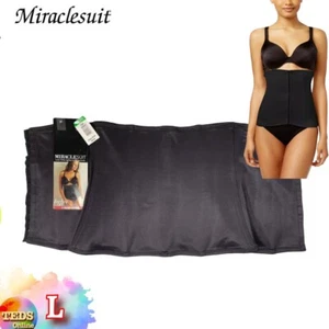 NWT Miraclesuit L Extra Firm Control Inches Off Waist Trainer 2615 Black $52 - Picture 1 of 7