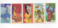 6 Vintage, THE MAGICAL WORLD OF DISNEY, Brooks Bond Tea, Picture Trading Cards