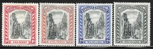 Bahamas (British) 1901-1903, Scts #33-#36, Complete Set  Mint/H,  Very Fine, FOG - Picture 1 of 2
