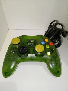 OG Original Xbox Green Controller S Type OEM with Breakaway Cable Tested - Picture 1 of 4