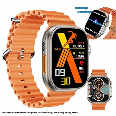 Reloj inteligente 2025 para hombre/mujer, reloj inteligente impermeable Bluetooth Android e IOS Foto 1 de 4