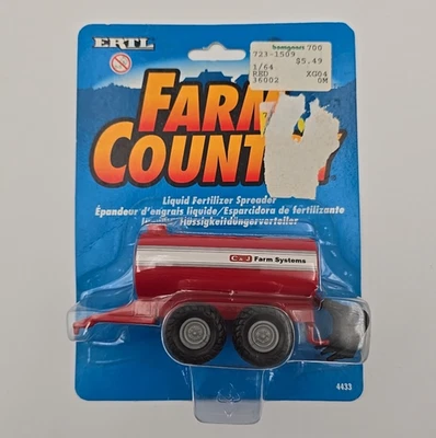Ertl 1998 C&J Farm Systems Farm Country Liquid Fertilizer Spreader 1/64 Scale - Image 1 of 4