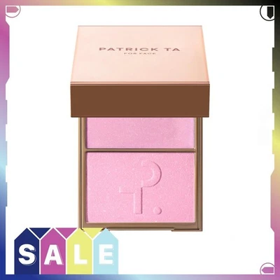 Iluminador translúcido reflectante de luz crema y polvo PATRICK TA Major Glow Foto 1 de 4