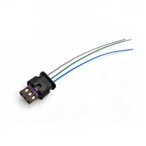 3Pin Auto 4F0 973 703 Parking Radar Eye Plug Gear Sensor Cylinder Waterproof - Foto 1 di 1