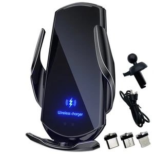 Wireless Car Charger Automotive Electric Induction 15W Wireless Charger Car V... - Picture 1 of 7