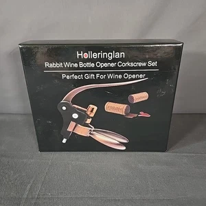 Holleringlan Set Cavatappi Apribottiglie Vino Coniglio Regalo Perfetto - Foto 1 di 3