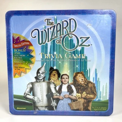 Wizard Of Oz Trivia Game Special Edition in Collector's Tin 1999 -SEALED (READ) - Image 1 of 4
