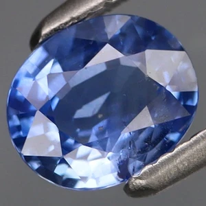 0.73Ct.Ravishing Color Cornflower Blue Normal Heated Sapphire Ceylon Good Luster - Picture 1 of 4