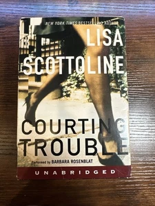 COURTING TROUBLE~ LISA SCOTTOLINE~UNABRIDGED AUDIOBOOK 8 CASSETTES - Picture 1 of 2