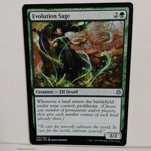 EVOLUTION SAGE --- MTG -- WAR OF THE SPARK --- CASI NUEVO - Imagen 1 de 1