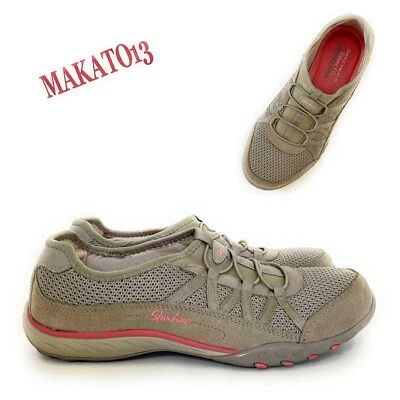 Zapatos sin cordones Skechers para mujer 8,5 calce relajado espuma viscoelástica rosa topo Foto 1 de 4