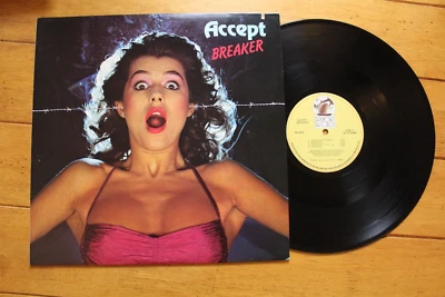 ACCEPT "BREAKER" LP 12" VINYL EXC 1981 PASSPORT METAL {PB 6010} [86] Foto 1 de 4