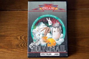 Die Suche nach dem Heiligen Gral - Sinclair ZX Spectrum 48k Computerspiel - von Dream - Bild 1 von 4
