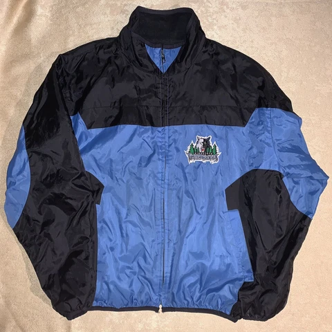 Minnesota Timberwolves Reversible Fleece Winter Jacket Cover