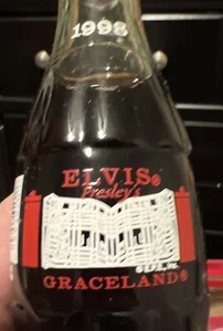 Original Elvis Coca-Cola Wrapped In Graceland Seidenpapier volle Flasche RAR 1998 - Bild 1 von 9