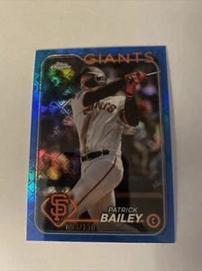 Logofractor cromado Topps 2024 - #346 Patrick Bailey refractor azul 054/150 - Imagen 1 de 2