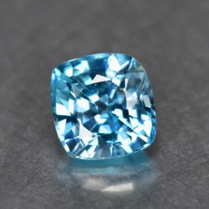0.80Ct Cushion, Sensational Natural Blue Zircon _Cambodia - Picture 1 of 1