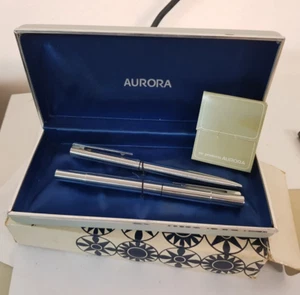 70'S 80'S - AURORA AURETTA - NR.02 KUGELSCHREIBER UND FÜLLER - MIT ETUI - Bild 1 von 5