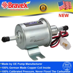 12V Universal Inline Electric Fuel Pump 2.5-4 PSI Gas Diesel Low Pressure - Picture 1 of 9