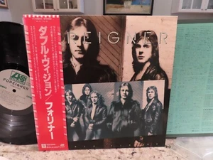 FOREIGNER DOUBLE VISION JAPAN IMPORT NM TO UNPLAYED VINYL LP W/ OBI NICE! LOW$ - Picture 1 of 4