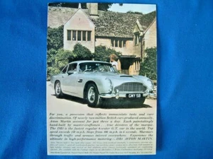 VINTAGE AD GALLERY - POST CARD No.76 - ASTON MARTIN DB5 1964 - AVA02PC - Picture 1 of 2