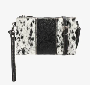 Montana West Cowhide Crossbody Purse - Picture 1 of 3