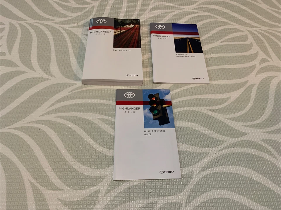 Toyota Highlander 2010 manual del propietario OEM envío gratuito Foto 1 de 1