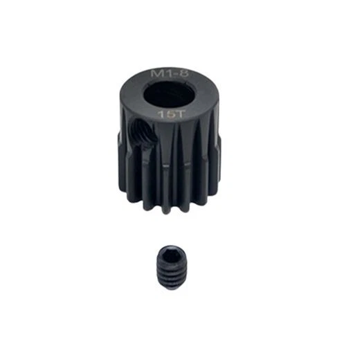 SpeedTek RC Heavy Duty Hardened Steel Mod 1 Pinion Gear (8mm Bore)-15T - Image 1 of 1