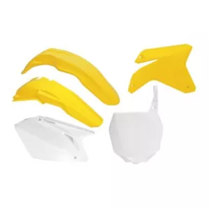 Suzuki RM-Z 450 2005-2006 Rtech Racetech Plastics Kit - Yellow / White 75-K117 - Picture 1 of 2