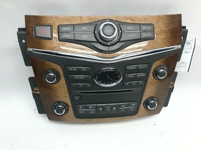 11-13 INFINITI QX56 AUDIO RADIO CD NAVIGATION CLIMATE CONTROL PANEL OEM Foto 1 de 4