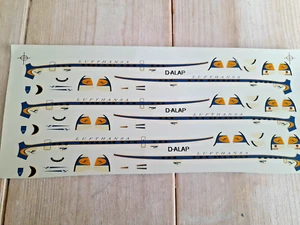 Calcomanías de avión de avión 1:200 Lufthansa Super Constellation tobogán acuático varios - Imagen 1 de 5