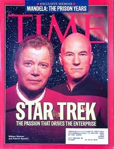 Time Magazine November 28, 1994 Star Trek William Shatner and Patrick Stewart - Imagen 1 de 2