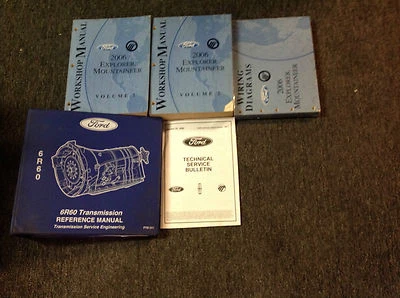 2006 Ford Explorador Mercury Alpinista Servicio Tienda Reparar Manual Juego Con - Imagen 1 de 3