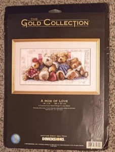 Dimensions Gold Collection - A Row Of Love - Cross Stitch Kit - Picture 1 of 4