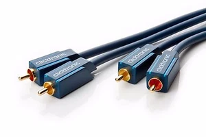 5,00m Clicktronic Casual Rca Stereo Cavo 5,0m 5m - Picture 1 of 2