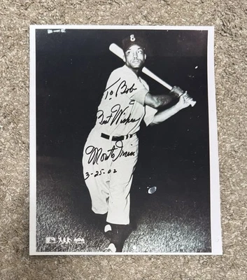 Monte Irvin Autographed Signed 8x10 Photo NY Giants Negro League Newark Eagles - Image 1 of 2