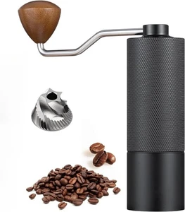 Generic Manual Coffee Grinder Capacity 25 Grams, Stainless Steel Tapered Burrs - Picture 1 of 19