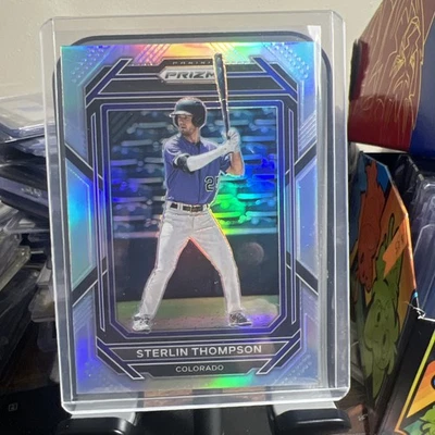 2023 Panini Prizm - Sterlin Thompson #153 Silver Prizm (RC) - Image 1 of 2