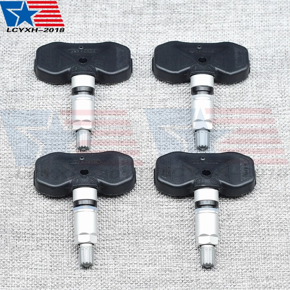 4Pcs TPMS Tire Pressure Sensor for Chevrolet Trailblazer Cadillac GMC 25774006 - Image 1 of 4