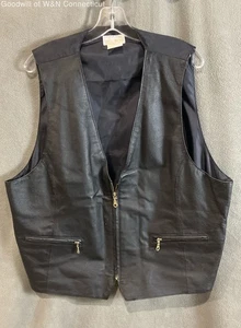 hunters run Vest Size 1X Men Regular Black Vest - Picture 1 of 5
