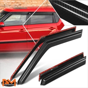 For 10-13 Soul Tape-on Side Window Visors Sun Rain Guards Deflector Shade 4Pcs - Bild 1 von 7