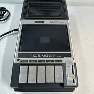 Vintage Cassette Recorder Player Craig J101 Auto Stop Tested Works - Picture 1 of 7