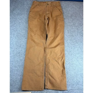 Pantalones Carpintero Relajados Carhartt Para Hombres 29x34 Marrón Sueltos Utilidad Ropa de Trabajo Exterior - Imagen 1 de 5