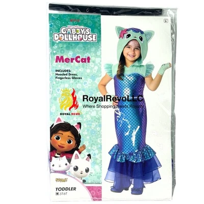[01865831] Spirit Halloween Kids Mercat Costume - Gabby's Dollhouse Sizes Vary - Image 1 of 4