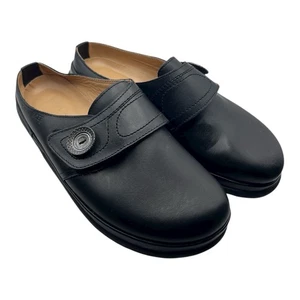 Haflinger Pantoletten Schuhe Damen Gr. 10 / EU 42 Freizeit Komfort Slipper Clogs schwarz *LESEN - Bild 1 von 14