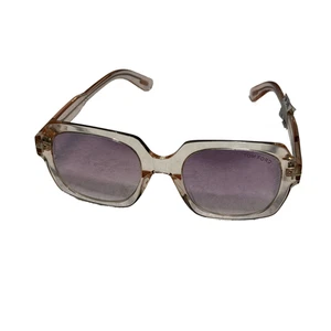 Tom Ford Sunglasses Autumn TF660 72Z Crystal Pink Square Thick Rim Frames 140 - Bild 1 von 6