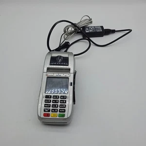 First Data FD130 Credit Card Terminal Machine With Power Cord - Works  - Picture 1 of 2