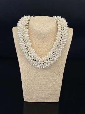 Gerda Lynggaard Pour Monies Copenhagen Statement Bone Cluster Necklace Signed - Image 1 of 4