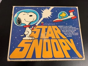 COLORFORMS STAR SNOOPY Adventure Set Raro 1965 Woodstock Charlie Brown Peanuts - Imagen 1 de 9